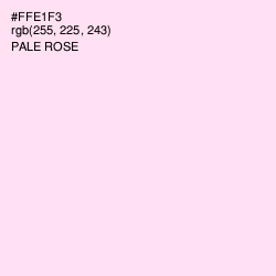 #FFE1F3 - Pale Rose Color Image